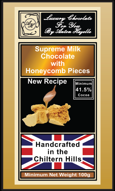 41.5% Supreme Milk Chocolate with Honeycomb Pieces
